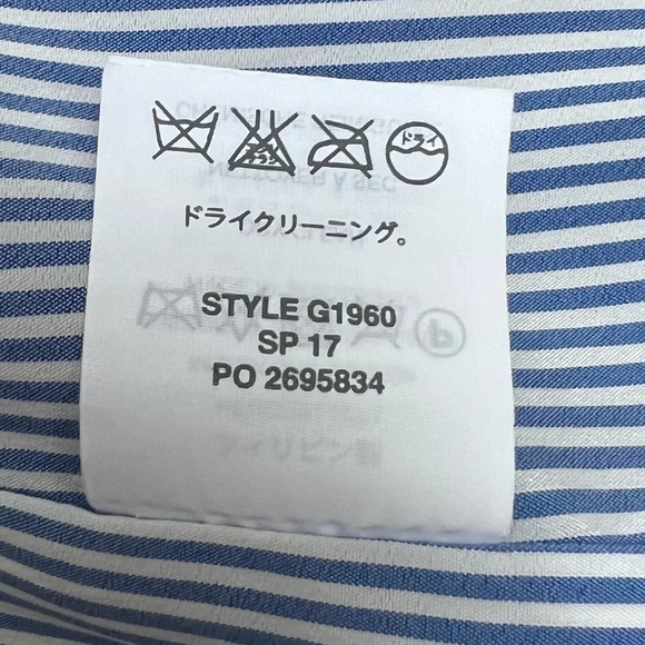 NWOT J. Crew Regent Blazer Blue Chambray Ruffled Trim Classic Preppy Women’s 4 - Picture 13 of 14